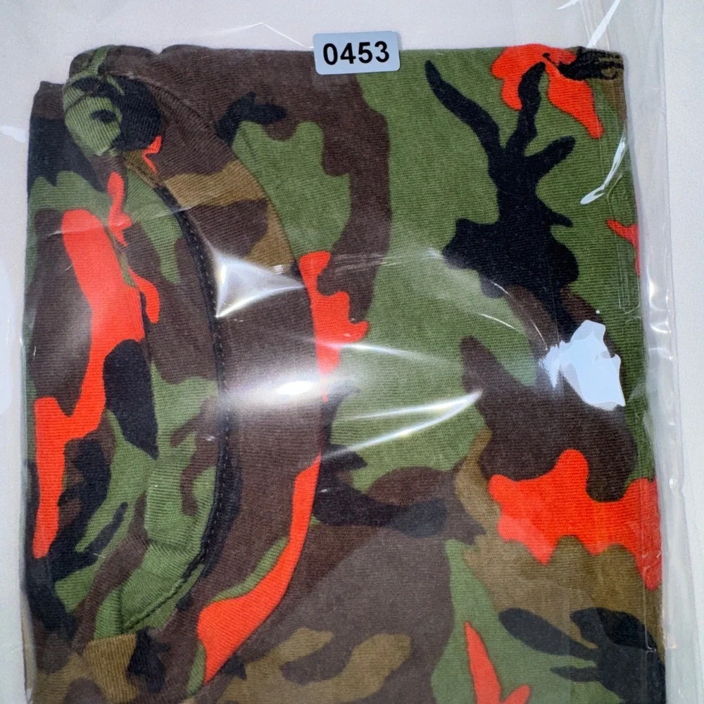 Polo Ralph Lauren Kids Orange Green Camo Short Sleeve T-Shirt 3T RN41381
